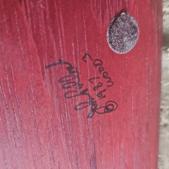 Signed John Pollock Wood Trinket Box 1987 - Picture 6 of 8